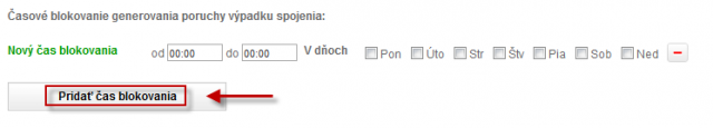Configuration of times of blocked notifications