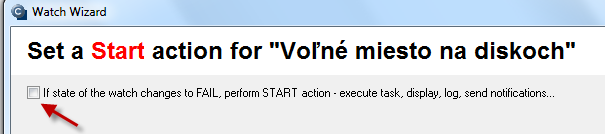 Enabling the action