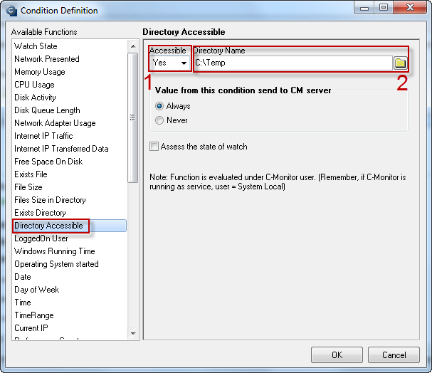 Image: Directory Accessible