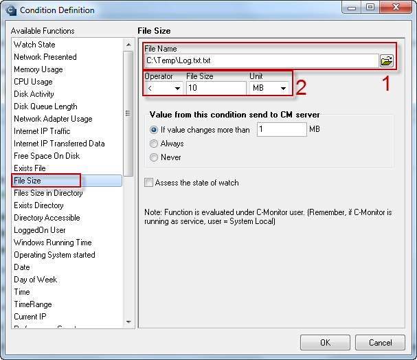 Image: File size