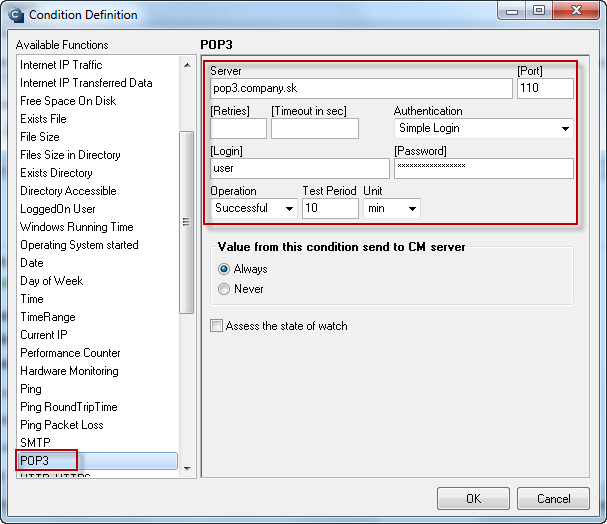 Image: POP3 test