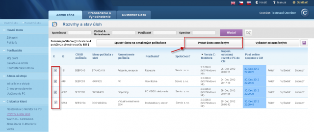 Addition of a task from your .sdl file to several PCs at once