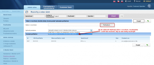 Options for uploading the edited .sdl file