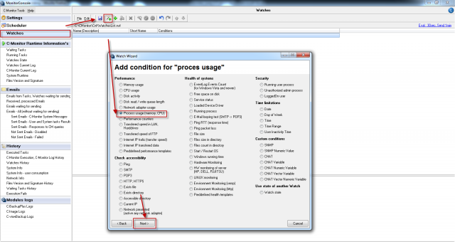 setracker monitoring function